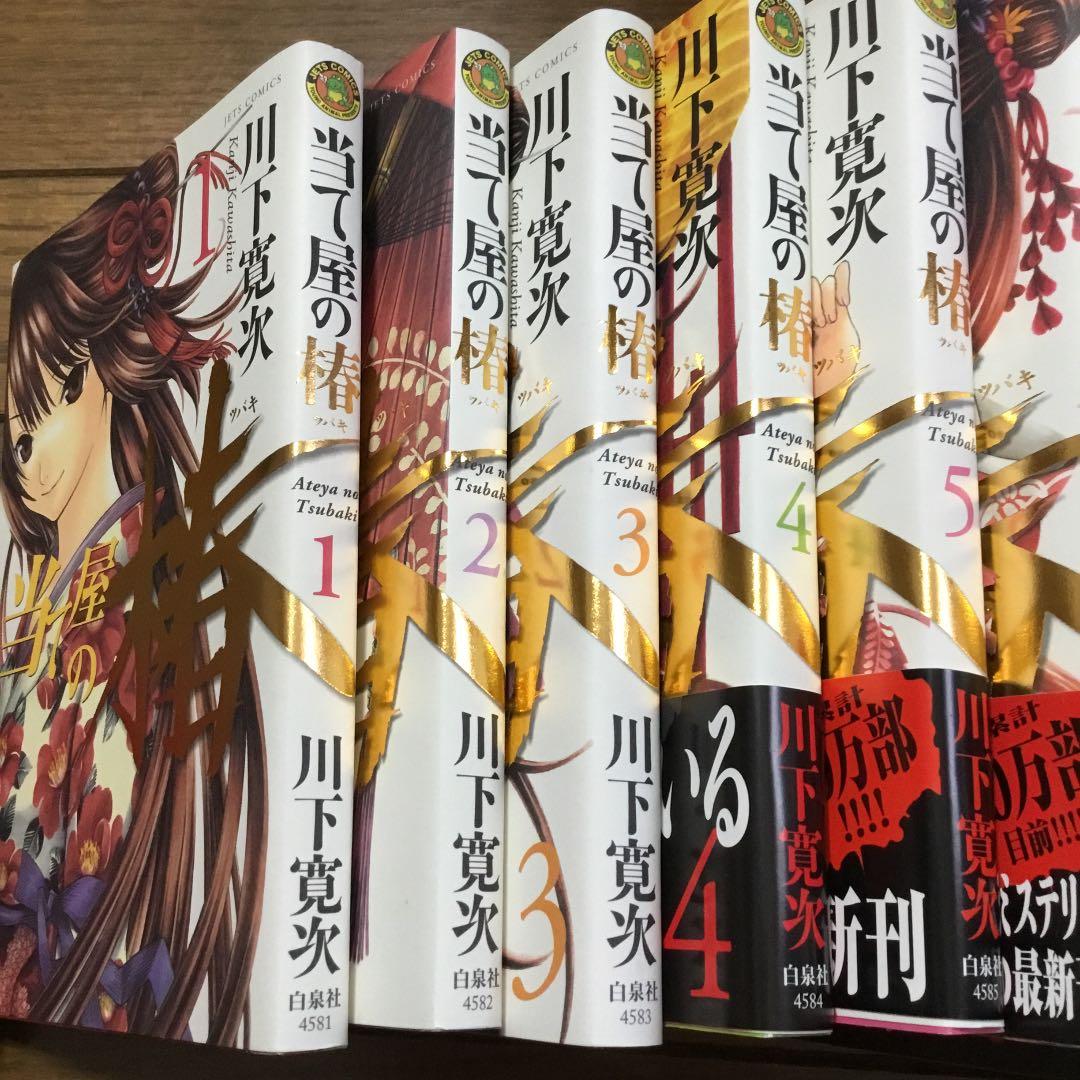 当て屋の椿 1〜17 巻セット　川下寛次　古本・マンガコミック