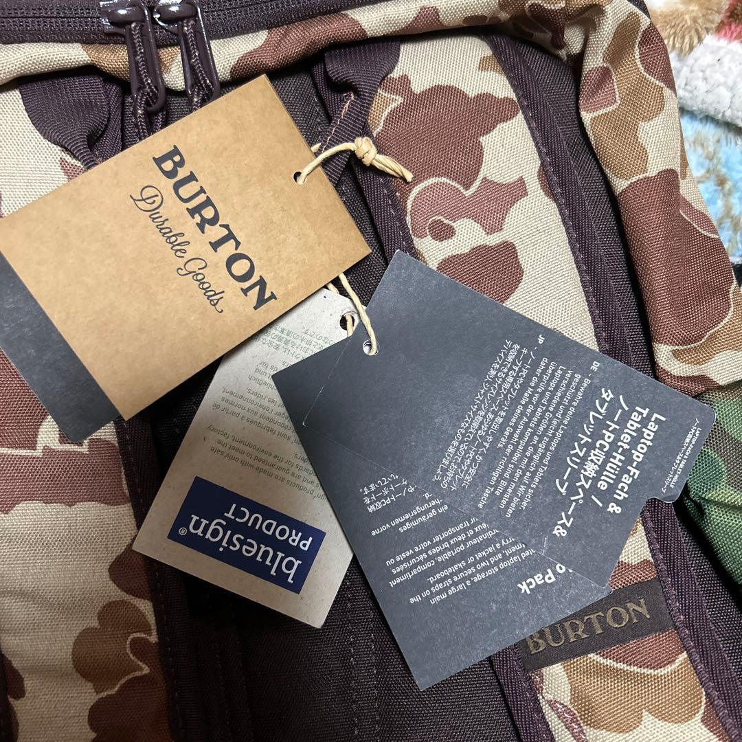 【新品】BURTON カモフラージュバックパック 中型