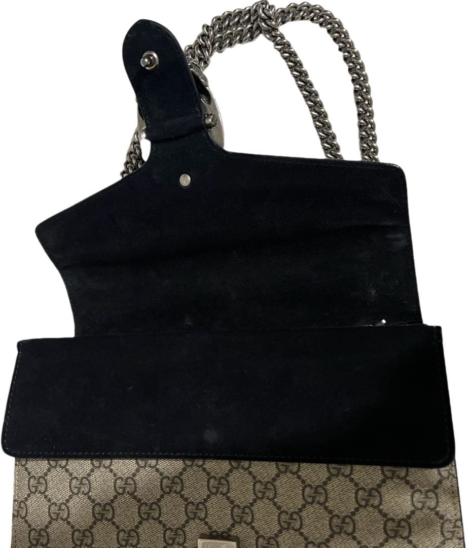 Gucci GGスプリーム ディオニュソス チェーンショルダーバッグ