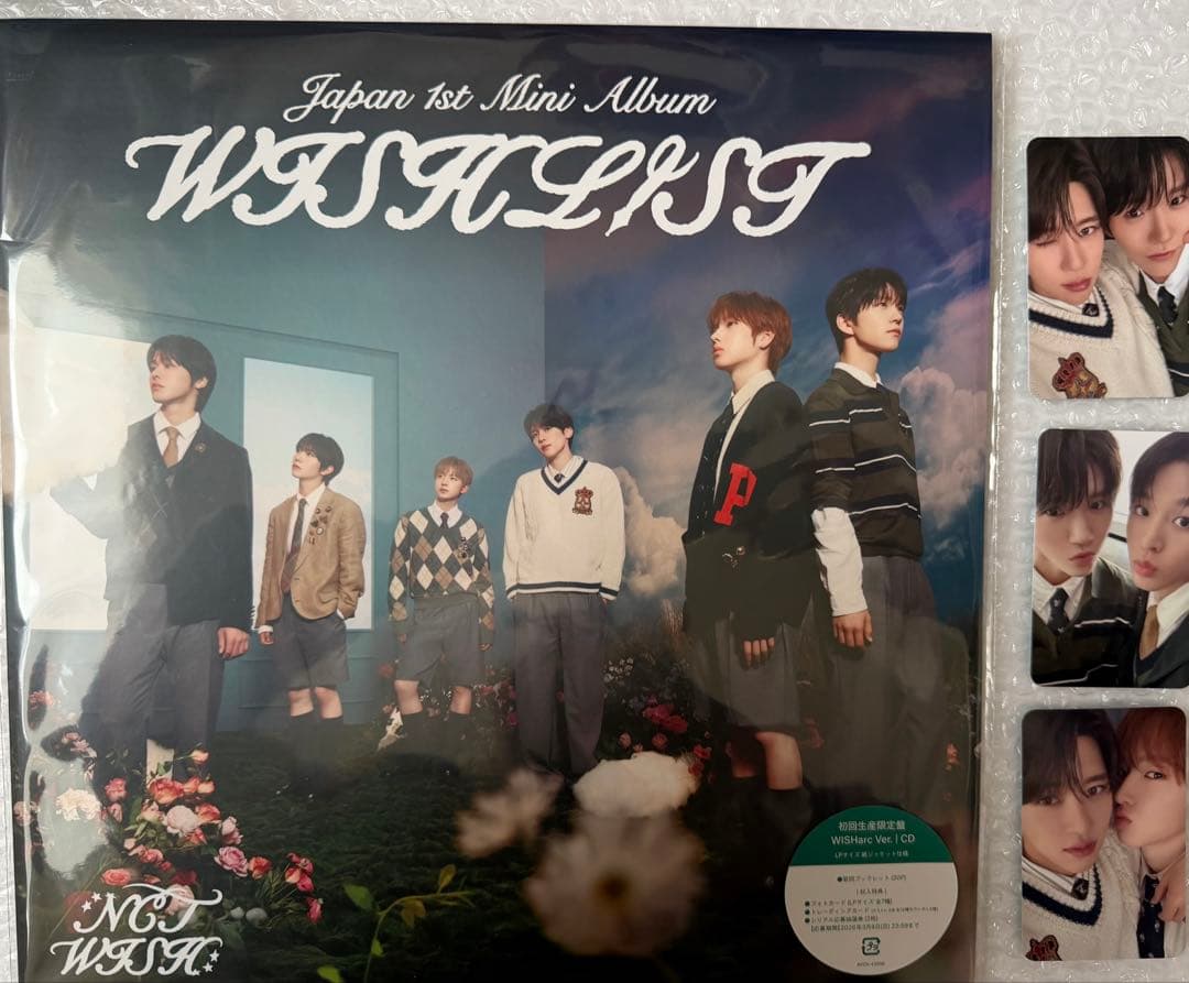開封済み未使用 NCT WISH WISHLIST WISHarc 10枚SET