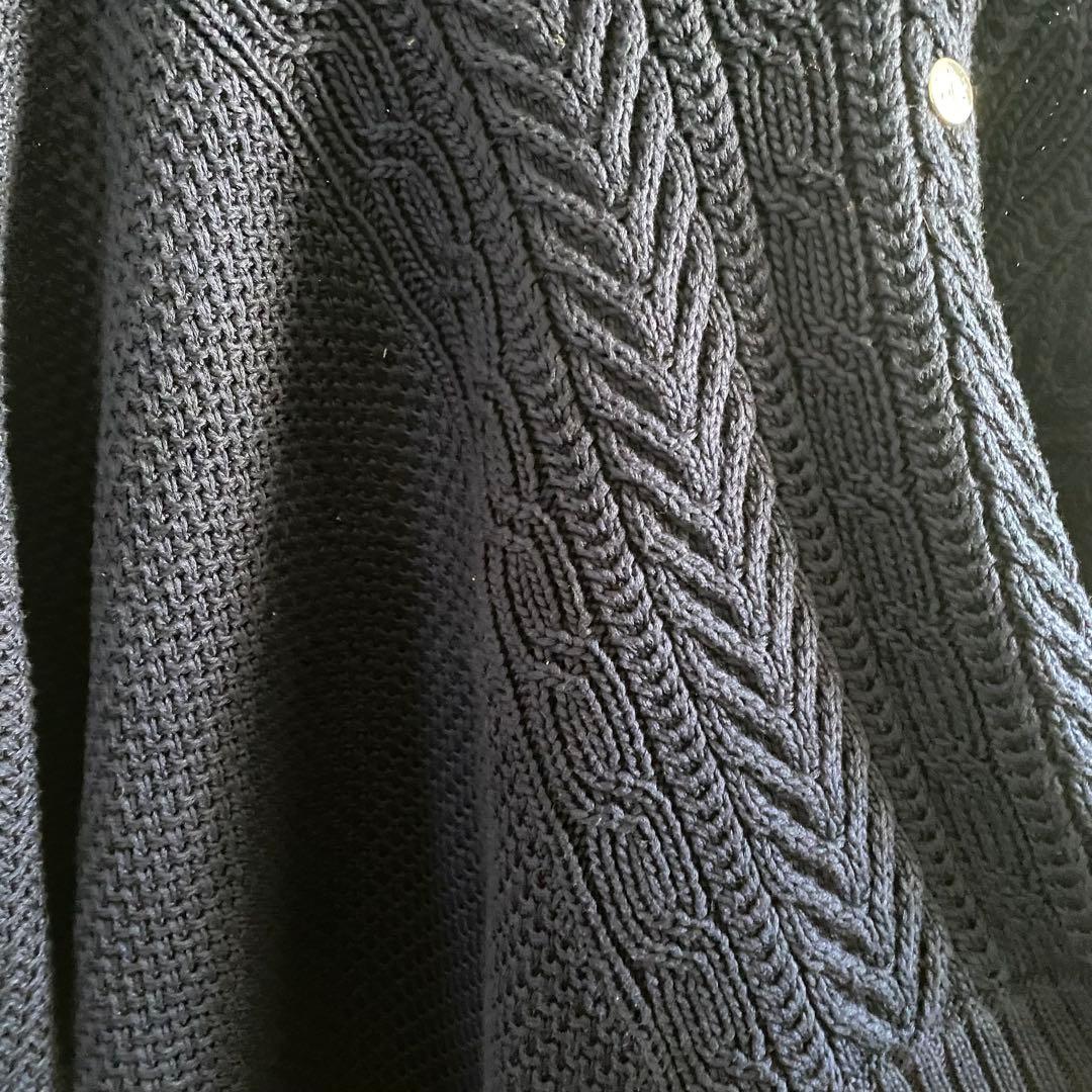 【美品】RALPH LAUREN ラルフローレン　ネイビー ポンチョ M