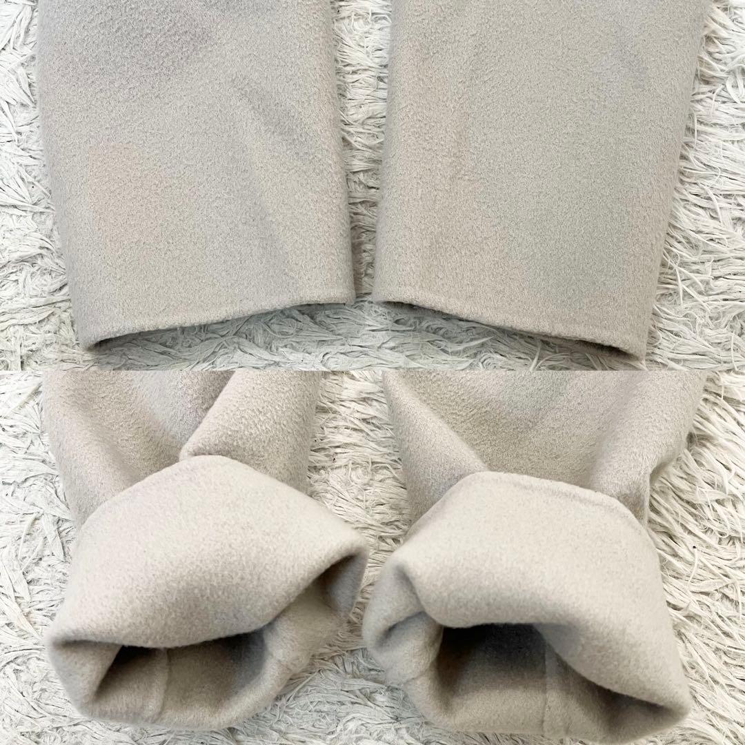 ✨美品✨セオリー　23AW ダブルフェイスウールコート　カシミヤ混　グレー