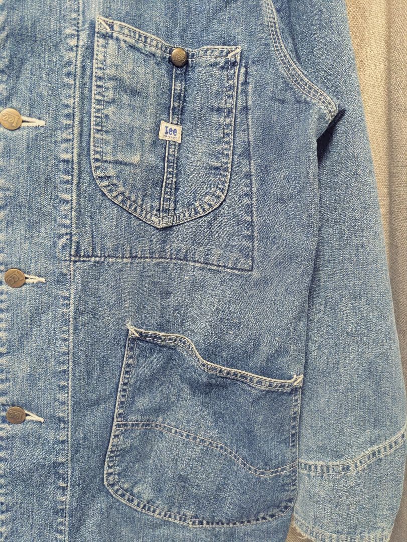 古着 Lee カバーオール 91-j Lサイズ used 復刻