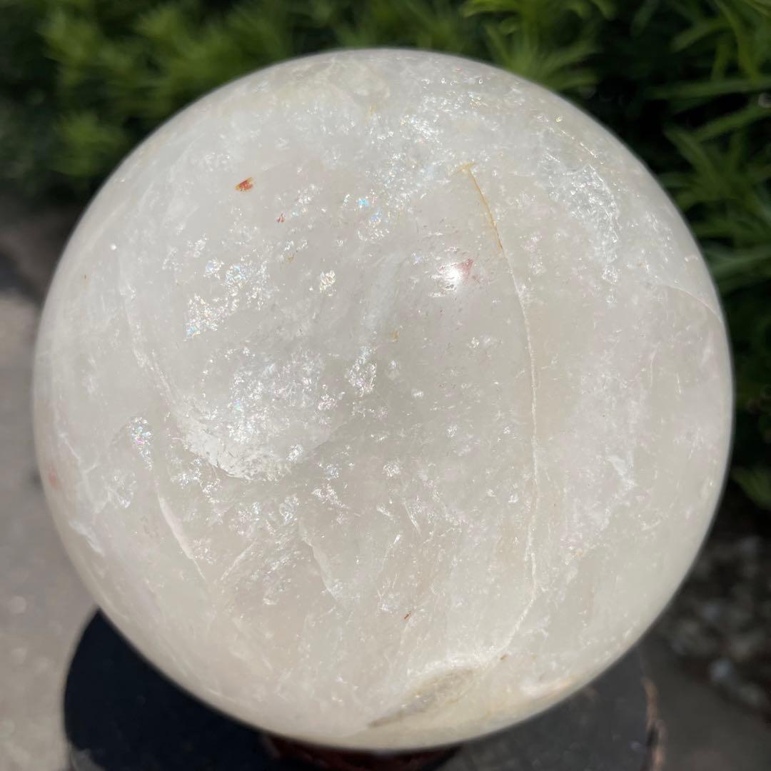 ✳️超極大玉✨存在感抜群✨レインボー 水晶 丸玉 スフィア 天然石 パワーストーン