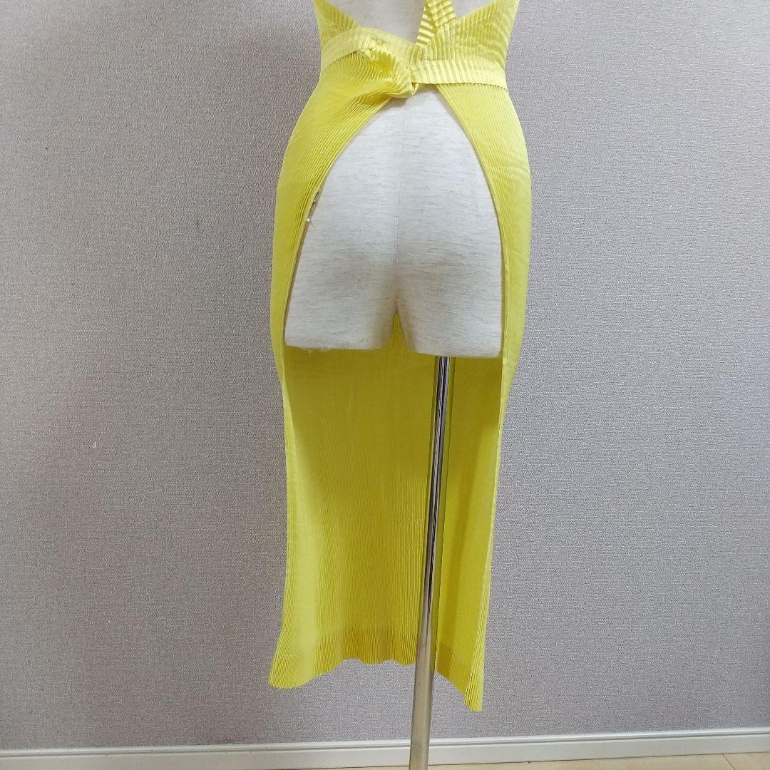 【プリーツプリーズ】2枚セット　イッセイミヤケ♡イエロー♡エプソン♡上品マダム♡