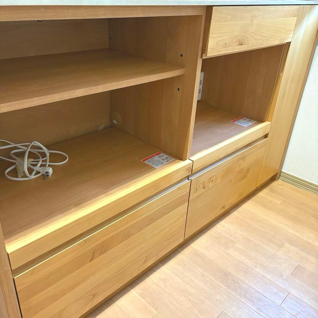 【9月26日迄】dinos キッチンカウンター アルダー 材 人工大理石 144