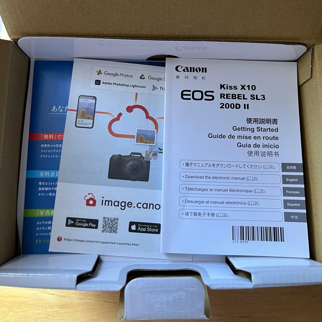 Canon EOS Kiss X10 レンズキット ブラック