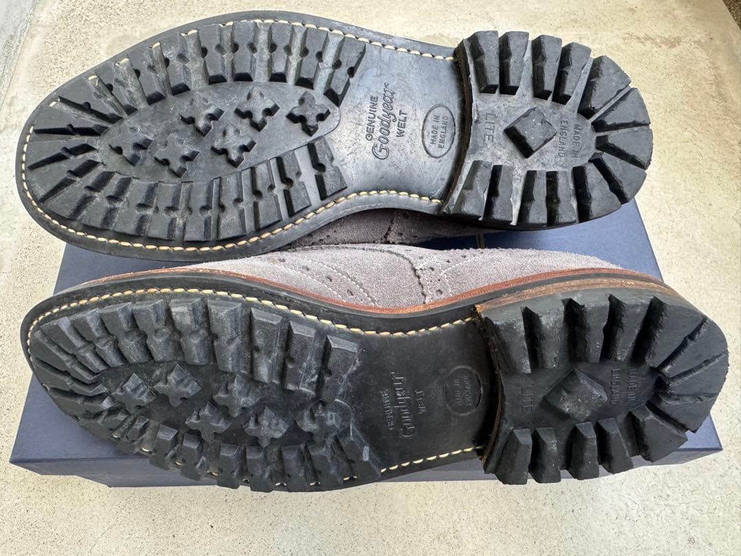 ★トリッカーズ M7292バートン8Tricker's Bourtonグレー27