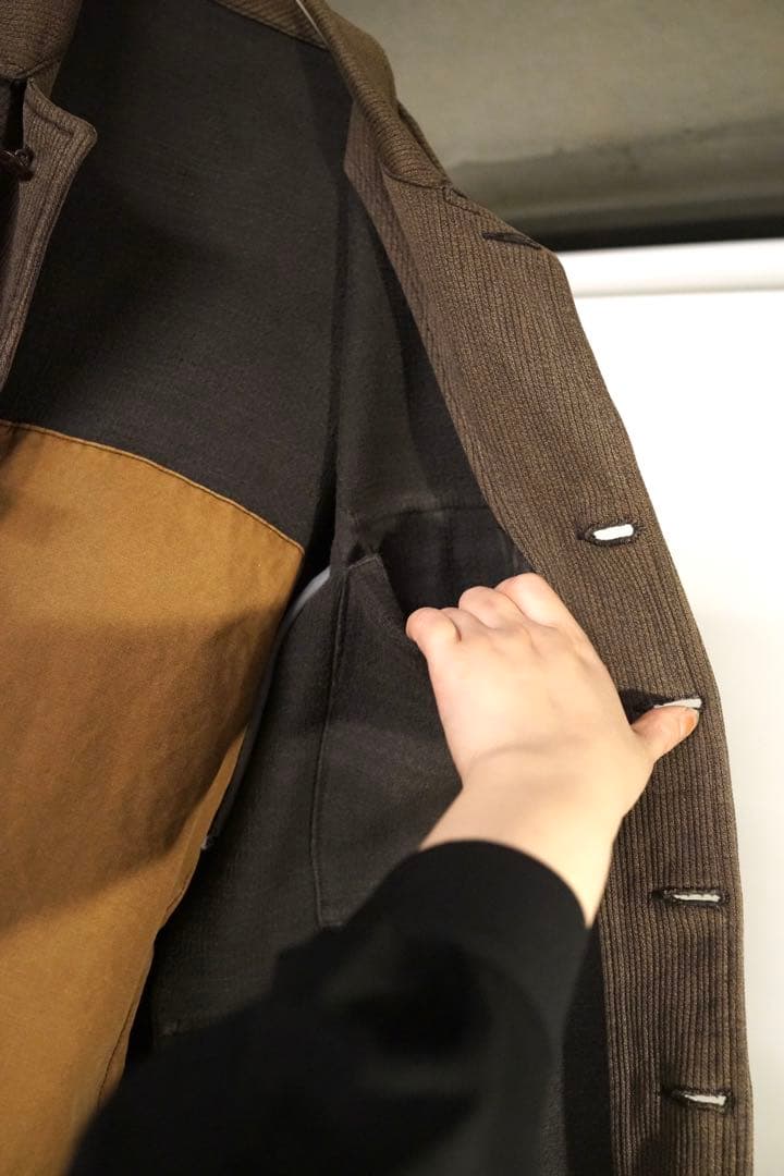 わ*ん様 50s ハンティングジャケット 動物ボタン フレンチヴィンテージ カバ