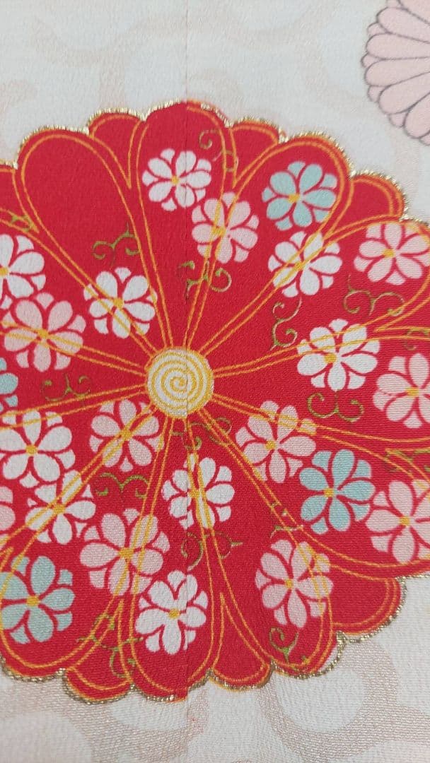 NA94アンティーク子供着物七五三正絹着丈121センチ裄丈55センチ