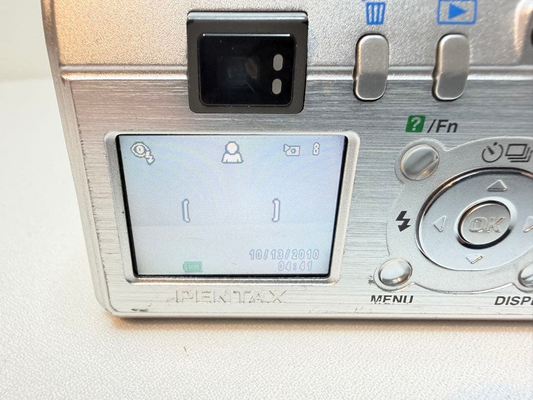 PENTAX Optio S40コンパクトデジタルカメラ　シルバー