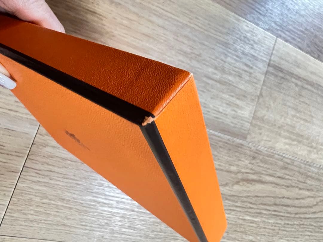 HERMES シルクノート羽根デザイン