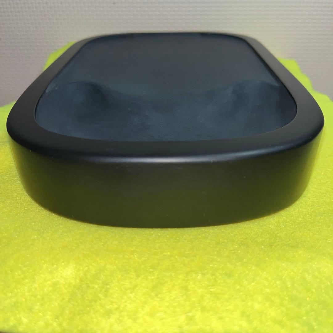 ⭕️雄勝硯　2kg超の大型特殊硯　木製蓋付き　墨持ち良い　美形美品