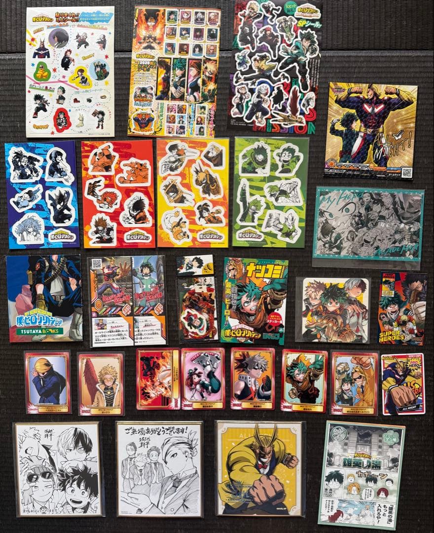僕のヒーローアカデミア 1-42巻 全巻初版帯付き チラシ付き 関連本 特典付録