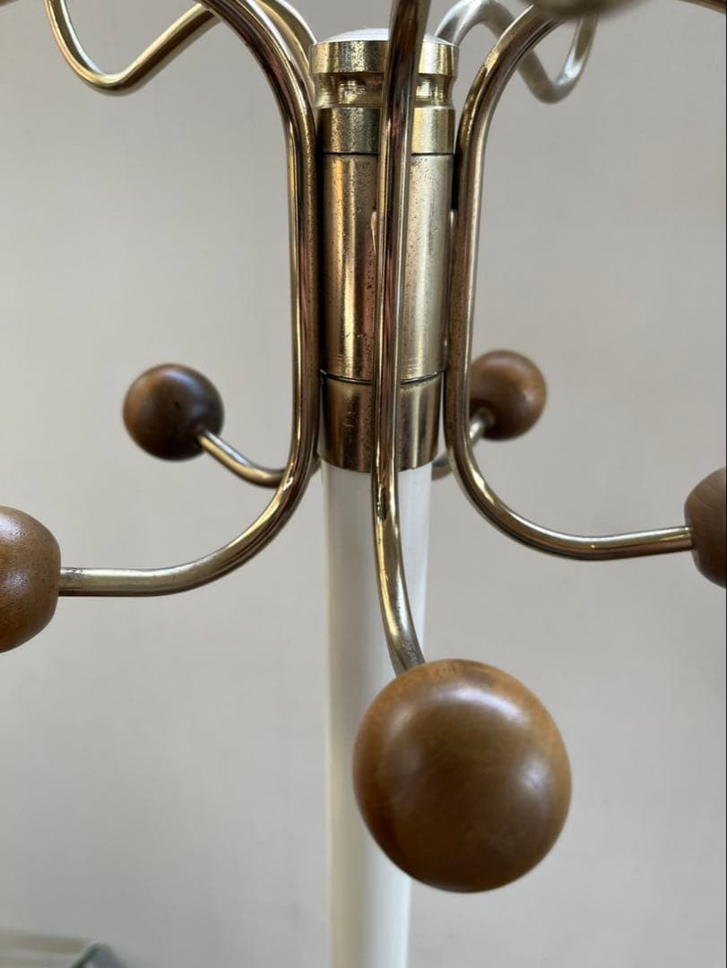 レトロモダン　コートハンガー　ミッドセンチュリー　70's ヴィンテージ　白