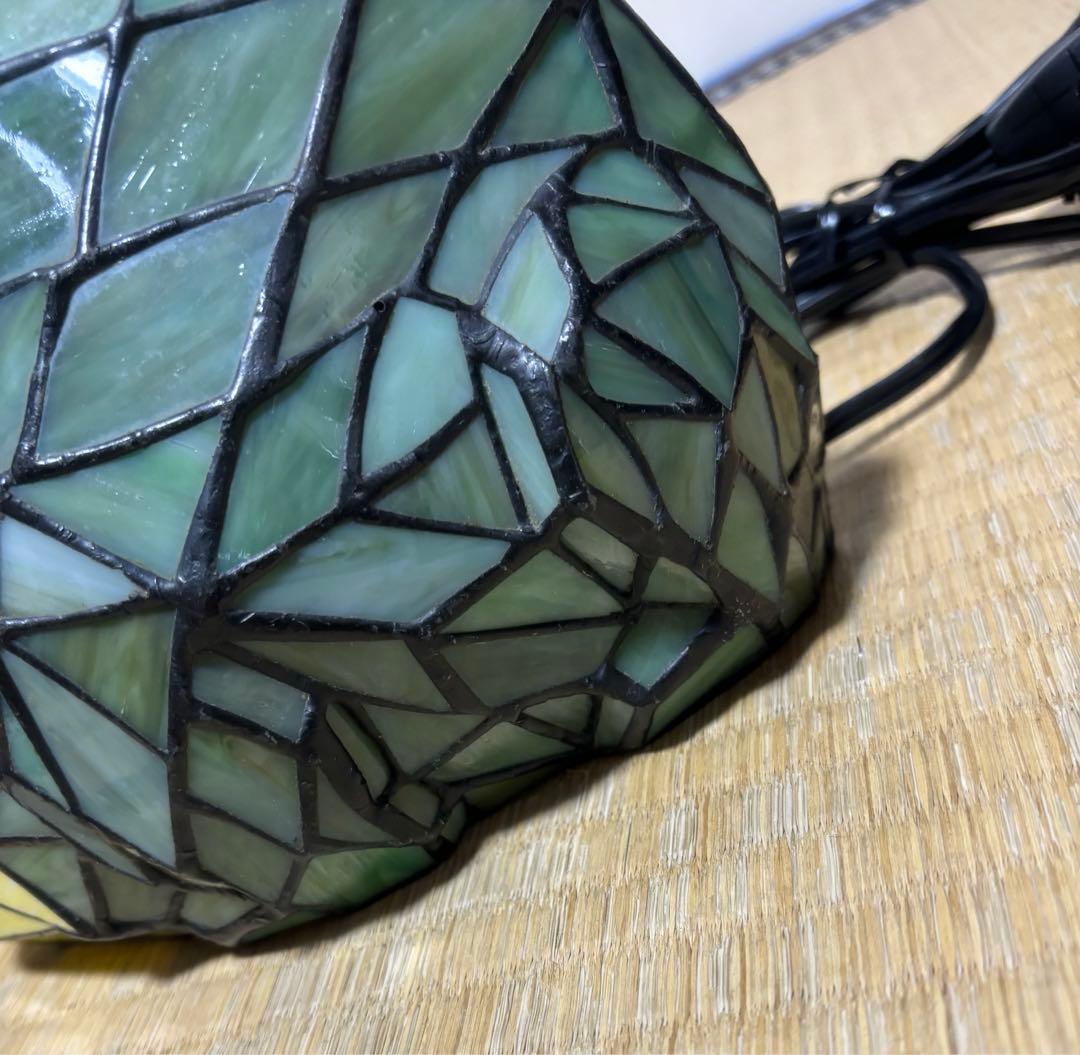 珍品 レア ハリネズミ ステンドグラス ランプ