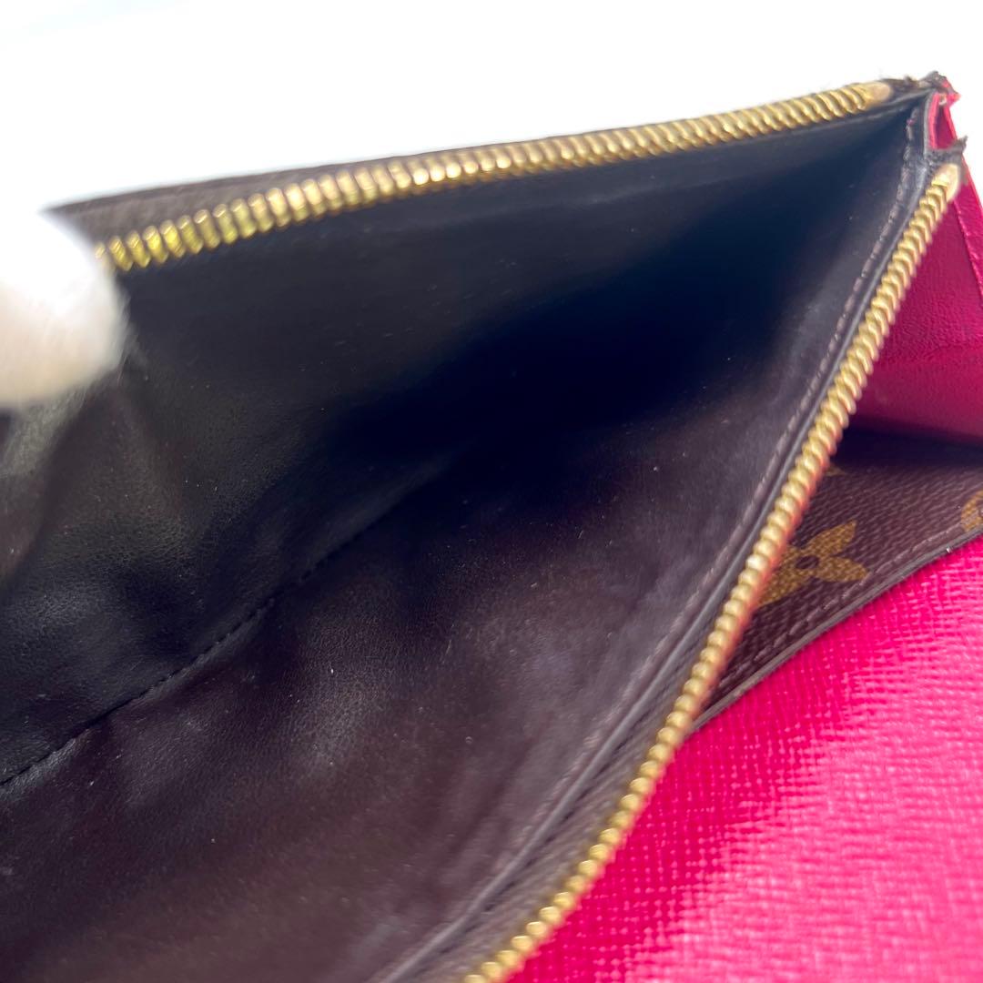 ルイヴィトン モノグラム ポルトフォイユ エミリー ホットピンクM41943
