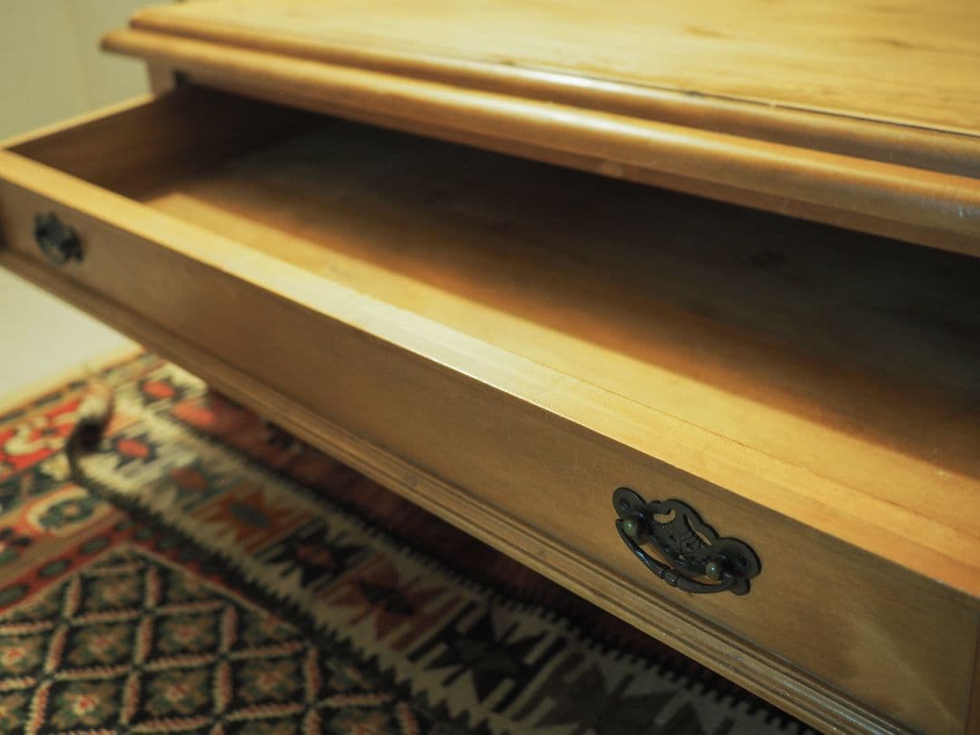 【値引中】レトロドロワーセンターテーブル