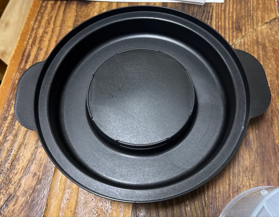 O'MUSU Ocrasi せいろ 蒸し器 電気 21cm 黒