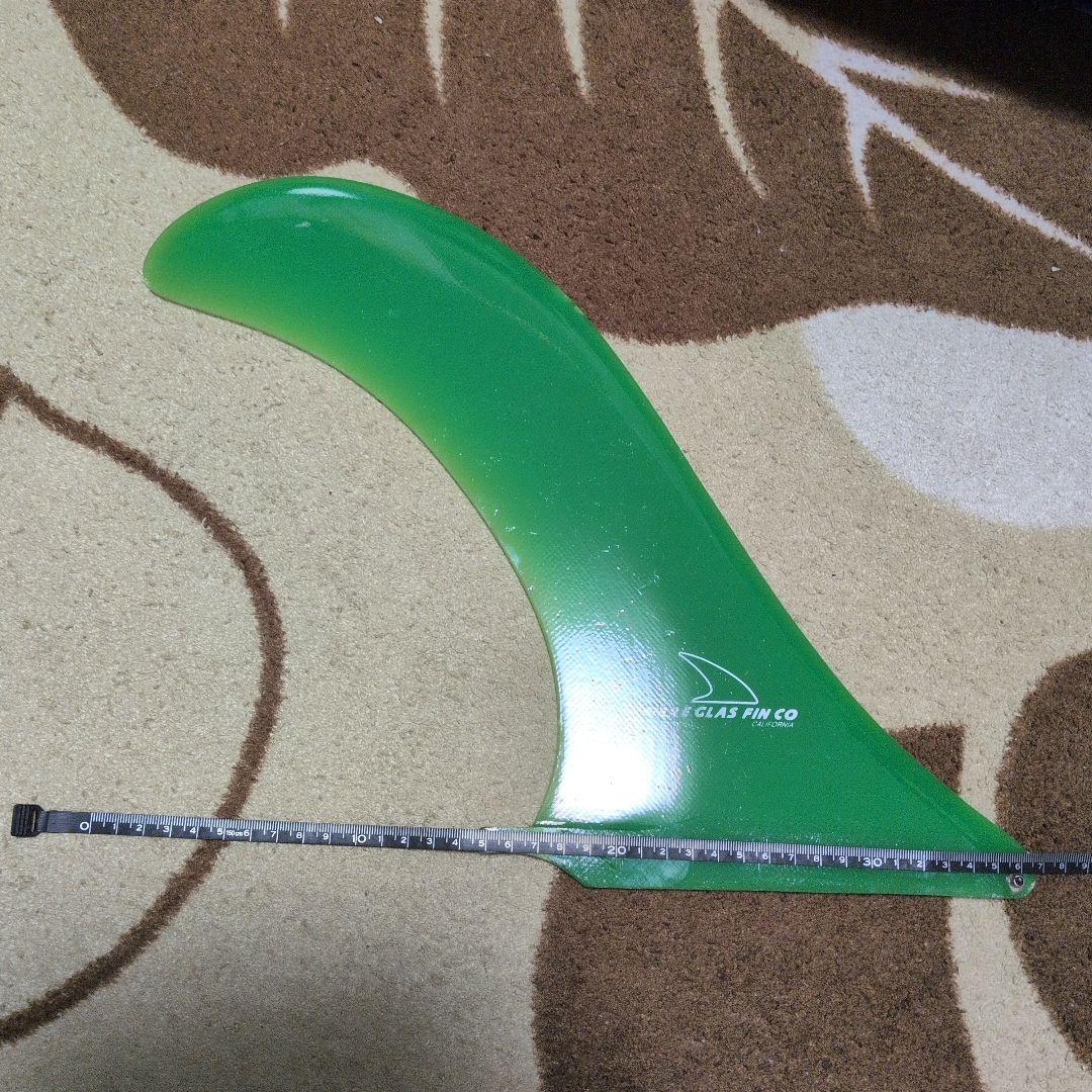 FIBRE GLAS FIN CO サーフボードフィン 緑　特大サイズ