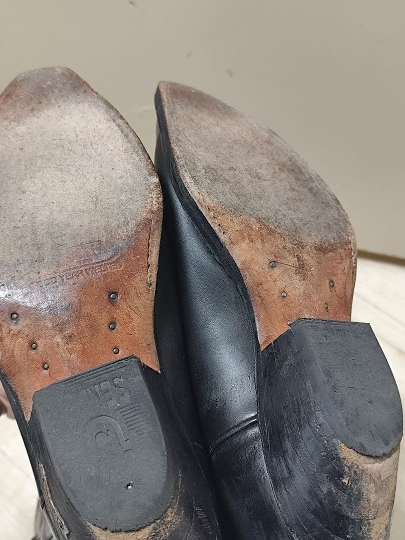 SENDRA ウエスタンブーツ　オールブラック　27cm