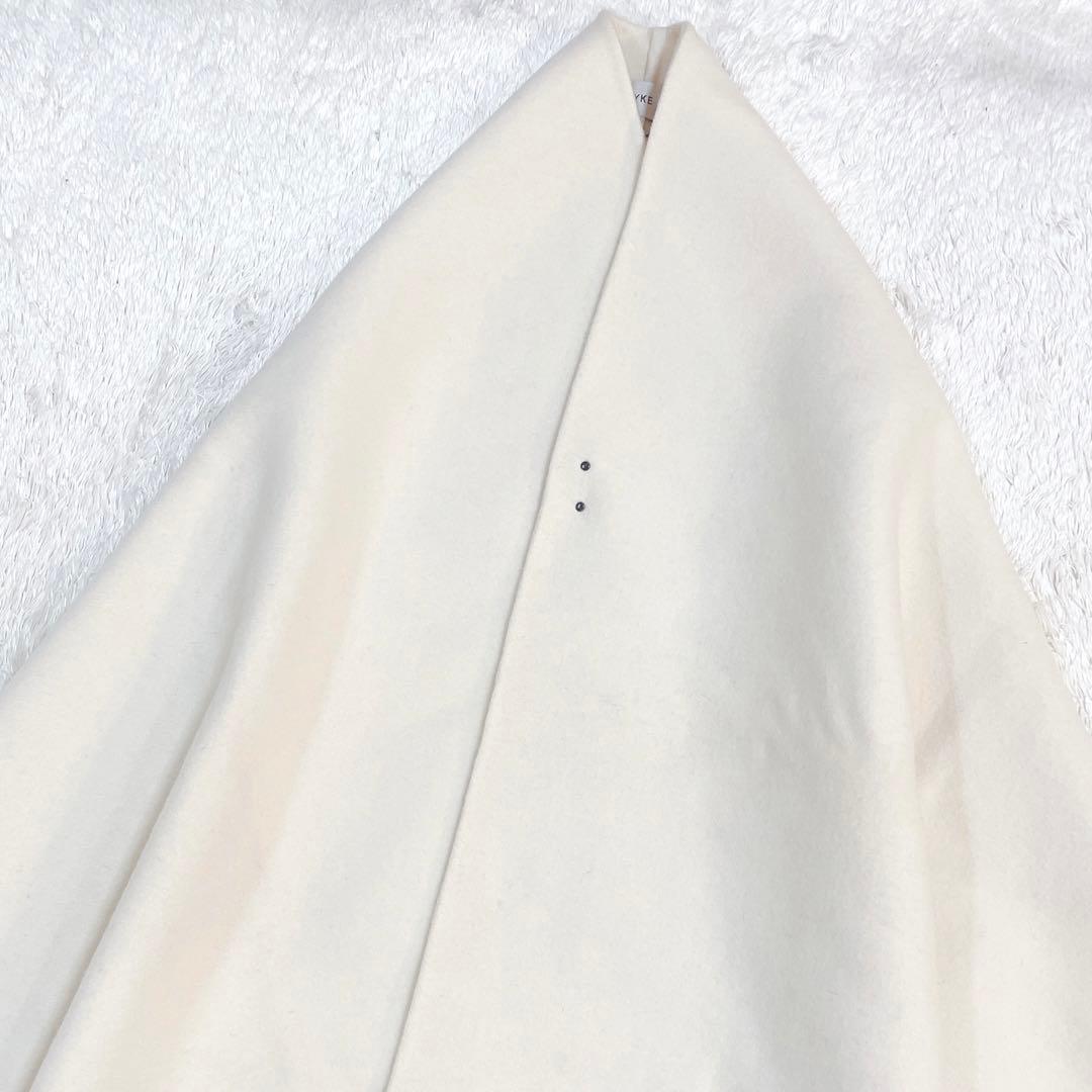 未使用タグ付き✨HYKE ダブルフェイス ケープ コート ポンチョ