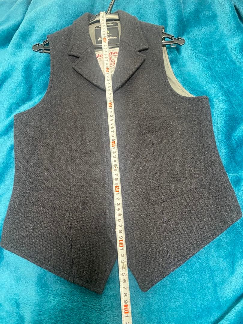 ナイジェルケーボンHarris Tweed 48 ネイビー