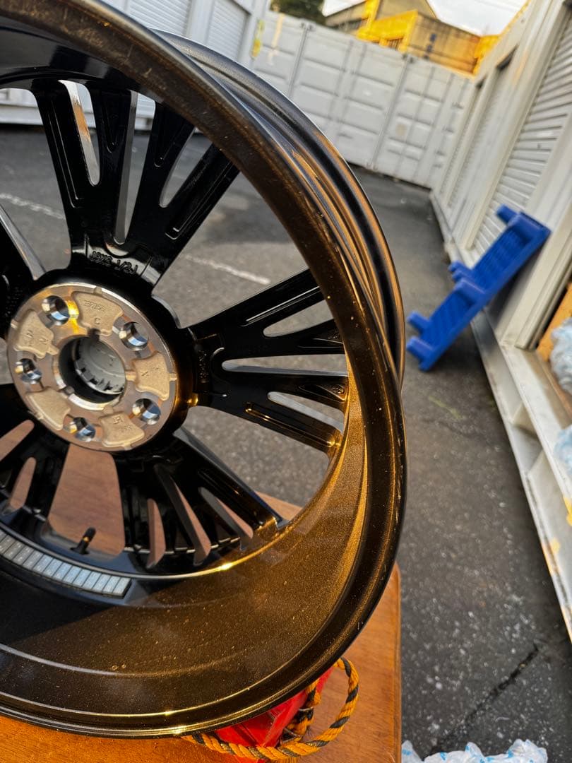 トヨタ 19インチ ブラックスポークホイール 4本セット