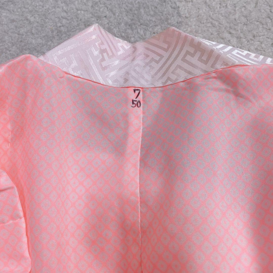 七五三 7歳 正絹 着物 帯 バッグ 草履 小物 フルセット 黒×赤