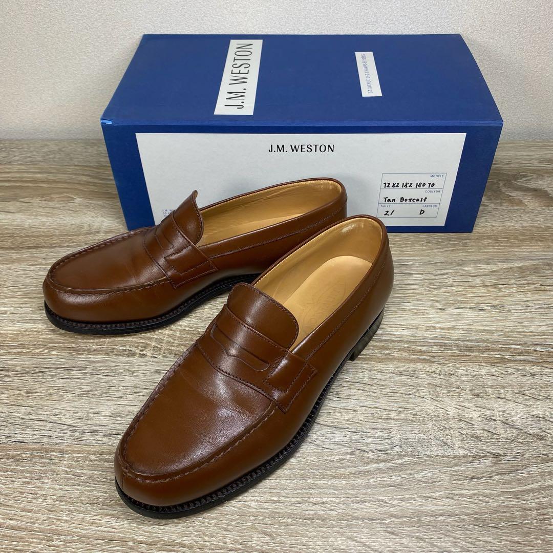 ジェイエムウエストン #180 シグネチャーローファー レザー ブラウン 2D