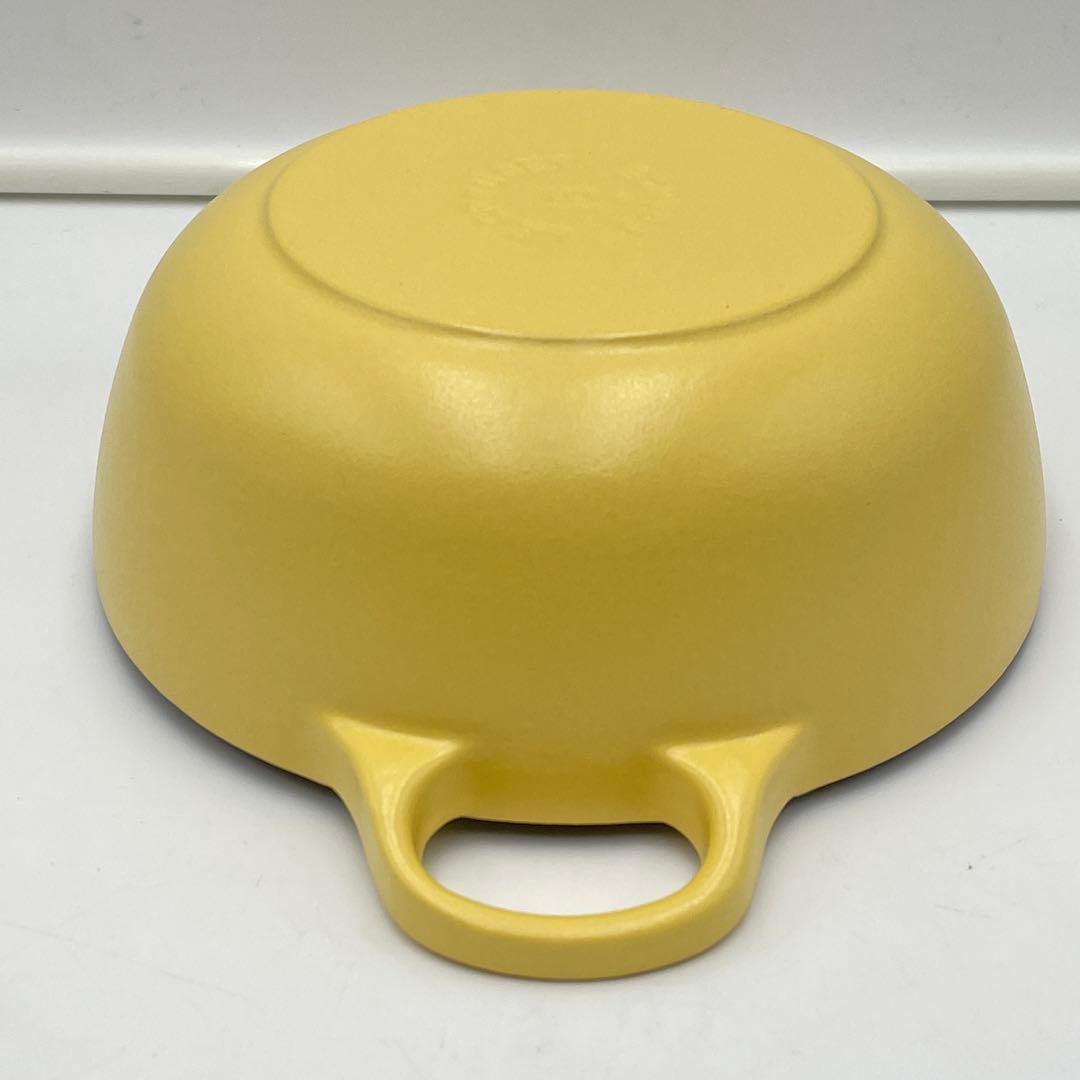 美品　LE CREUSET ル・クルーゼ　マルミット 18cm ミモザ　両手鍋