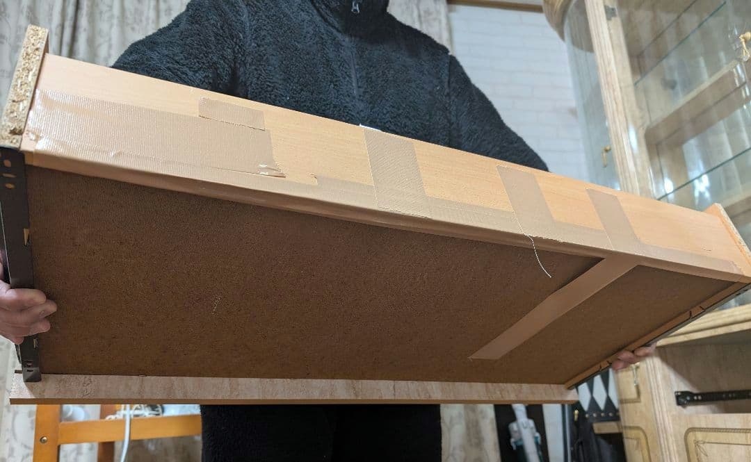 【訳あり】大型 飾り棚 ガラスキャビネット 食器棚