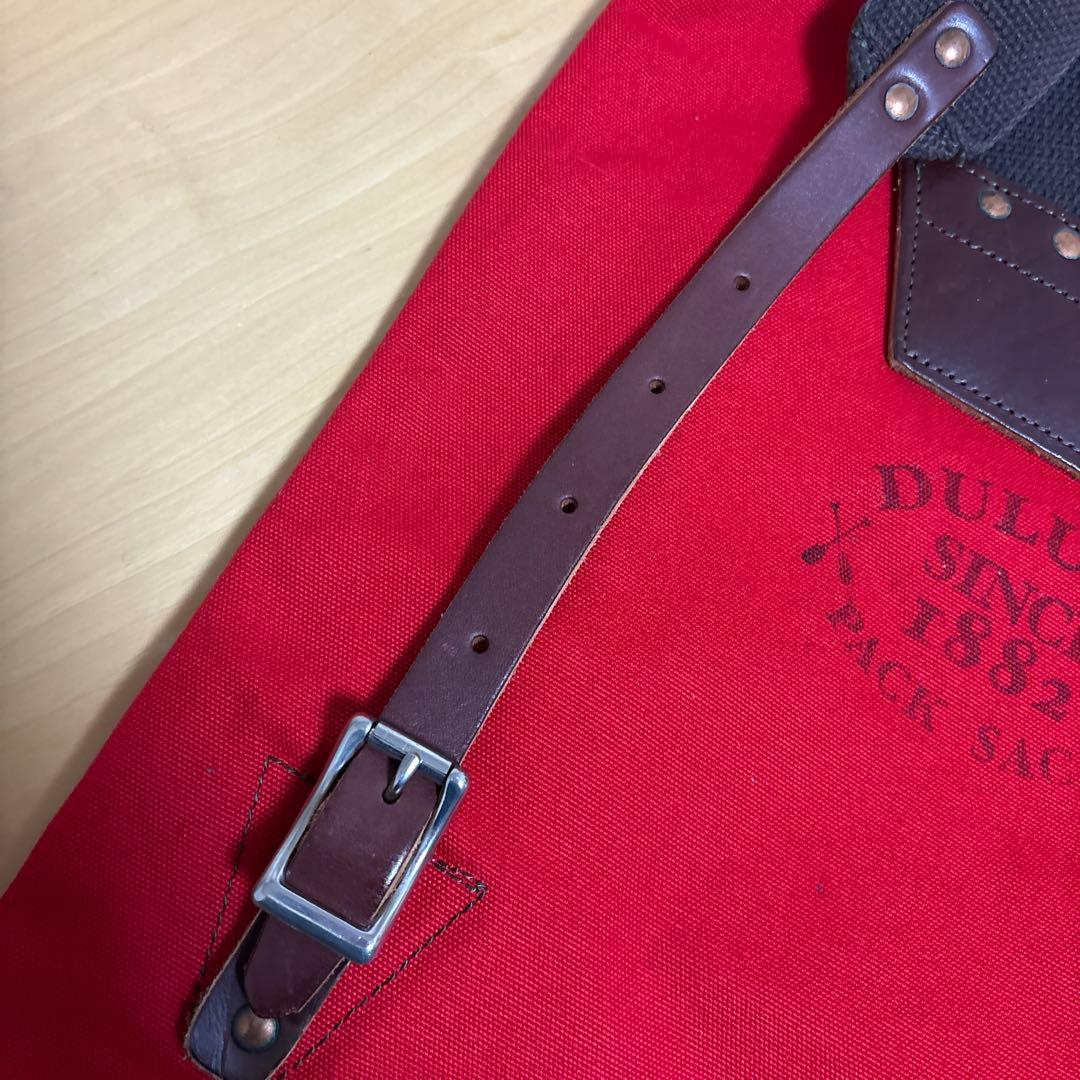 ダルースパックDuluth Pack アメリカ製USAスカウトパックリュック赤