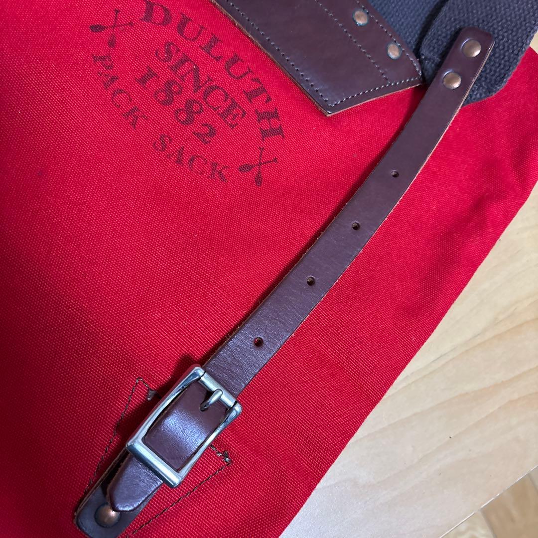 ダルースパックDuluth Pack アメリカ製USAスカウトパックリュック赤