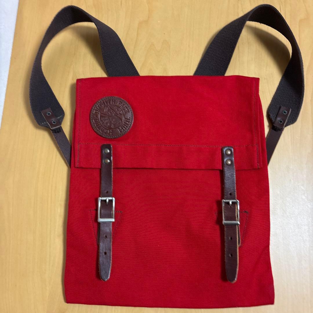 ダルースパックDuluth Pack アメリカ製USAスカウトパックリュック赤