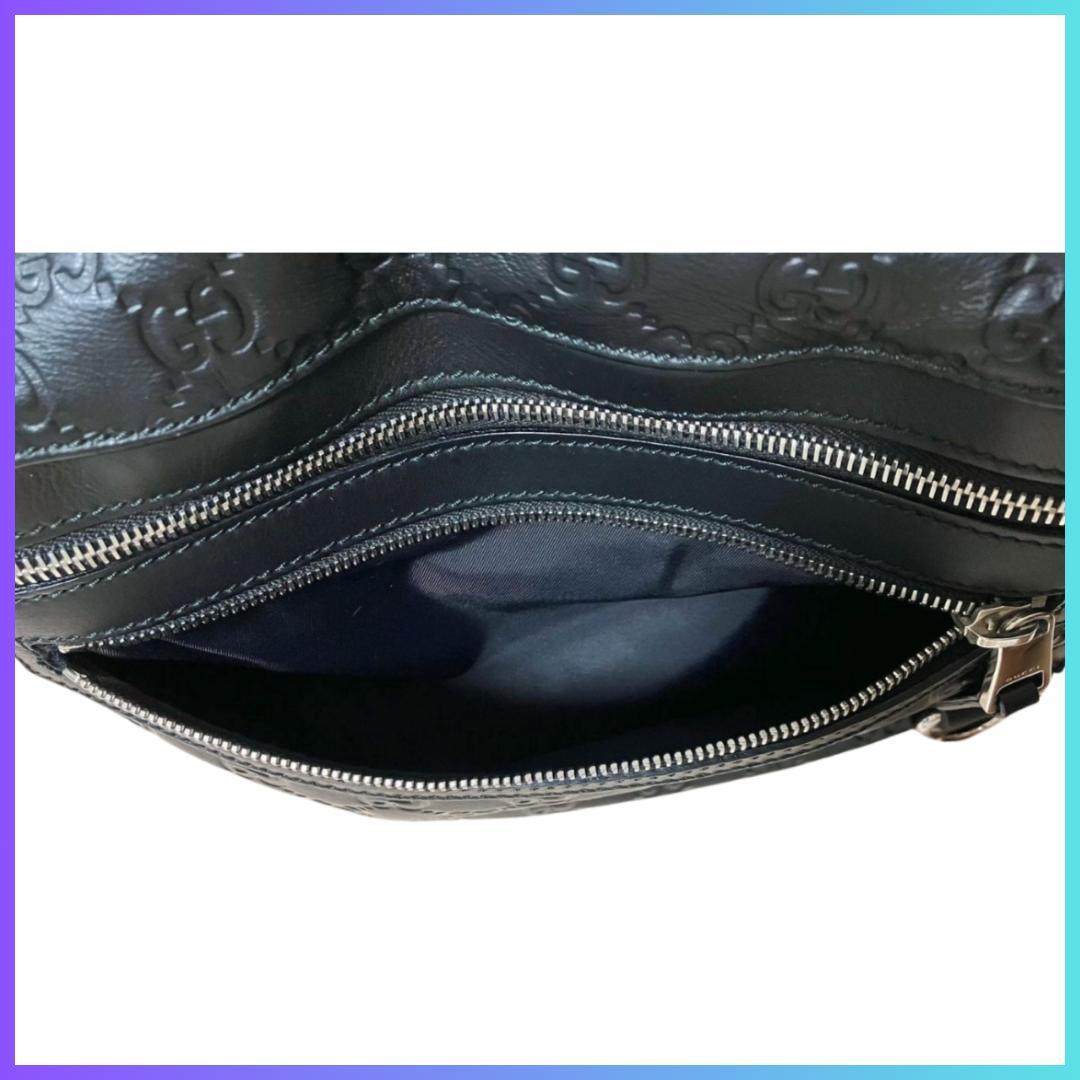 Aliyさま専用　GUCCI グッチシマ レザー ボディバッグ 収納袋、箱付属