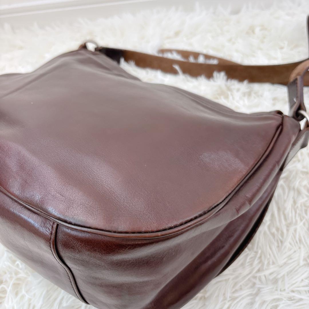 希少✨MARGARET HOWELL ×PORTER レザーショルダー 茶