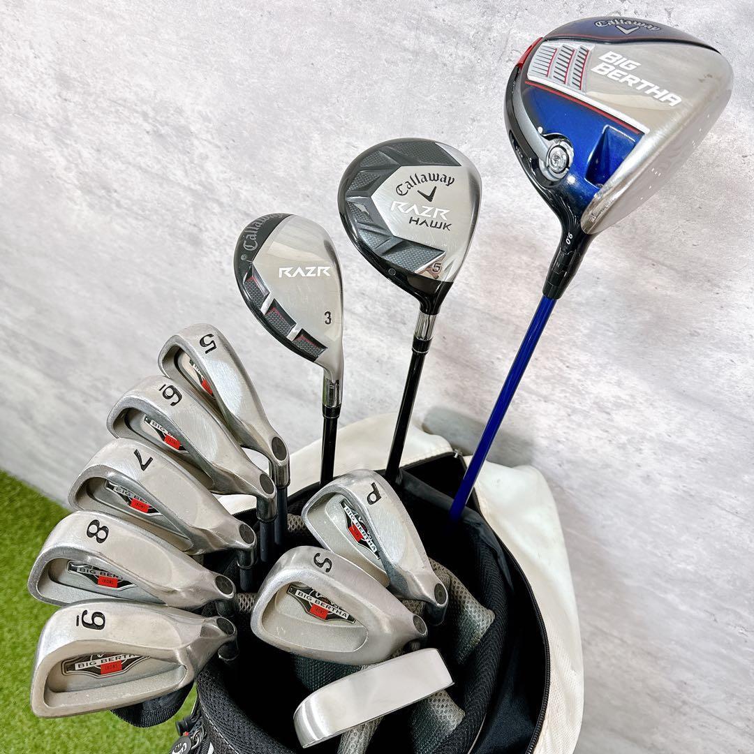 ゴルフクラブセット メンズ キャロウェイ フルセット 11本【K427】