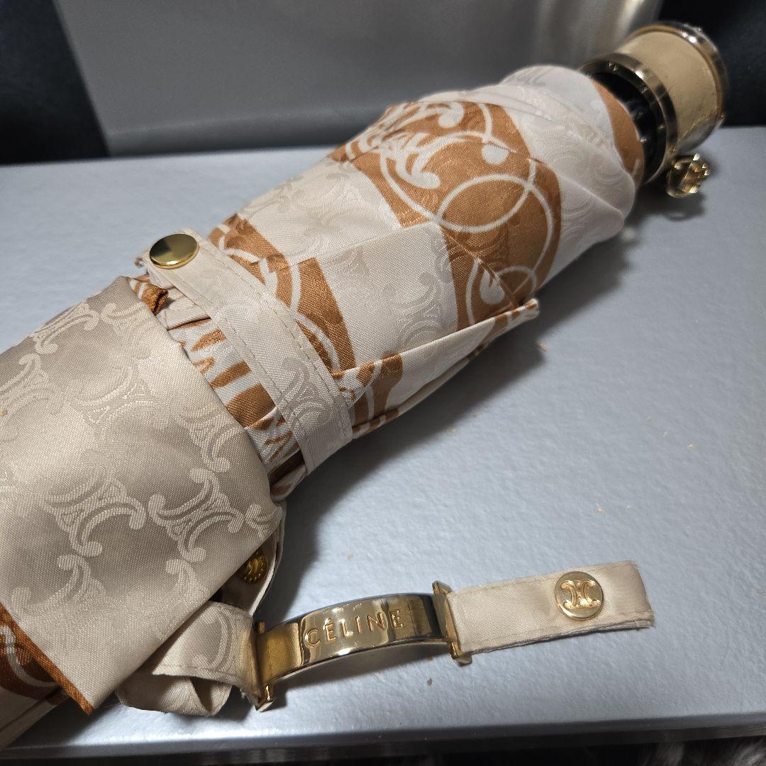 美品 CELINE セリーヌ 折りたたみ傘