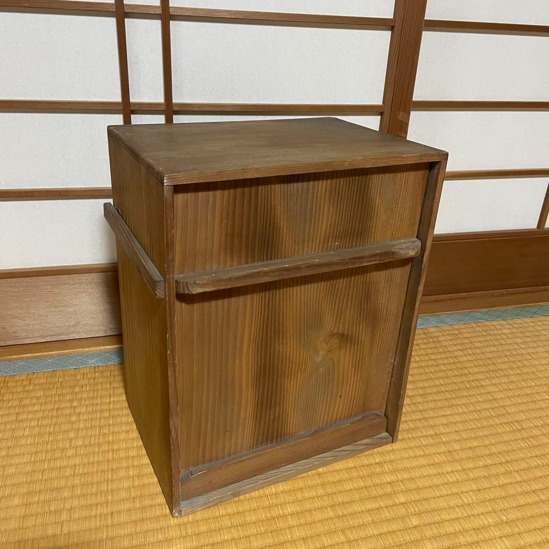 煙草盆　鳳凰　螺鈿　漆塗　タバコ盆　灰吹　昭和アンティーク　盆　青磁火入　竹灰吹