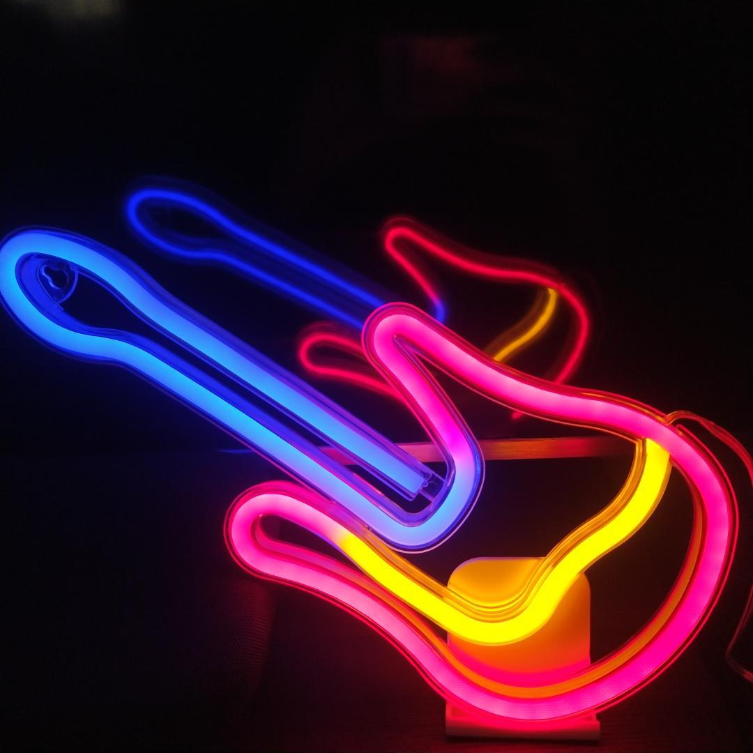 【★超美品＊】ギター ＊ネオンサイン ＊ネオンライト
