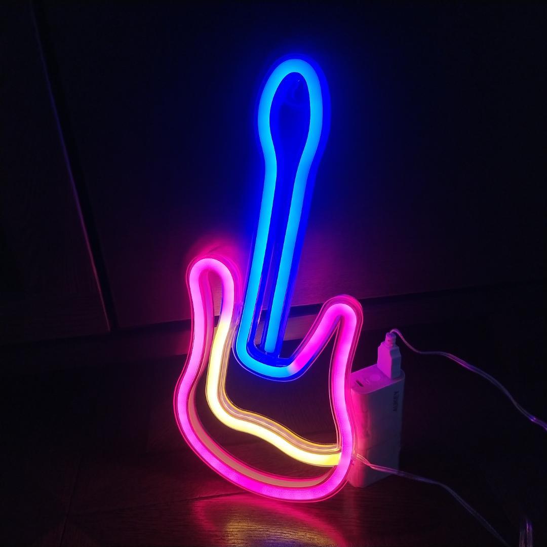 【★超美品＊】ギター ＊ネオンサイン ＊ネオンライト