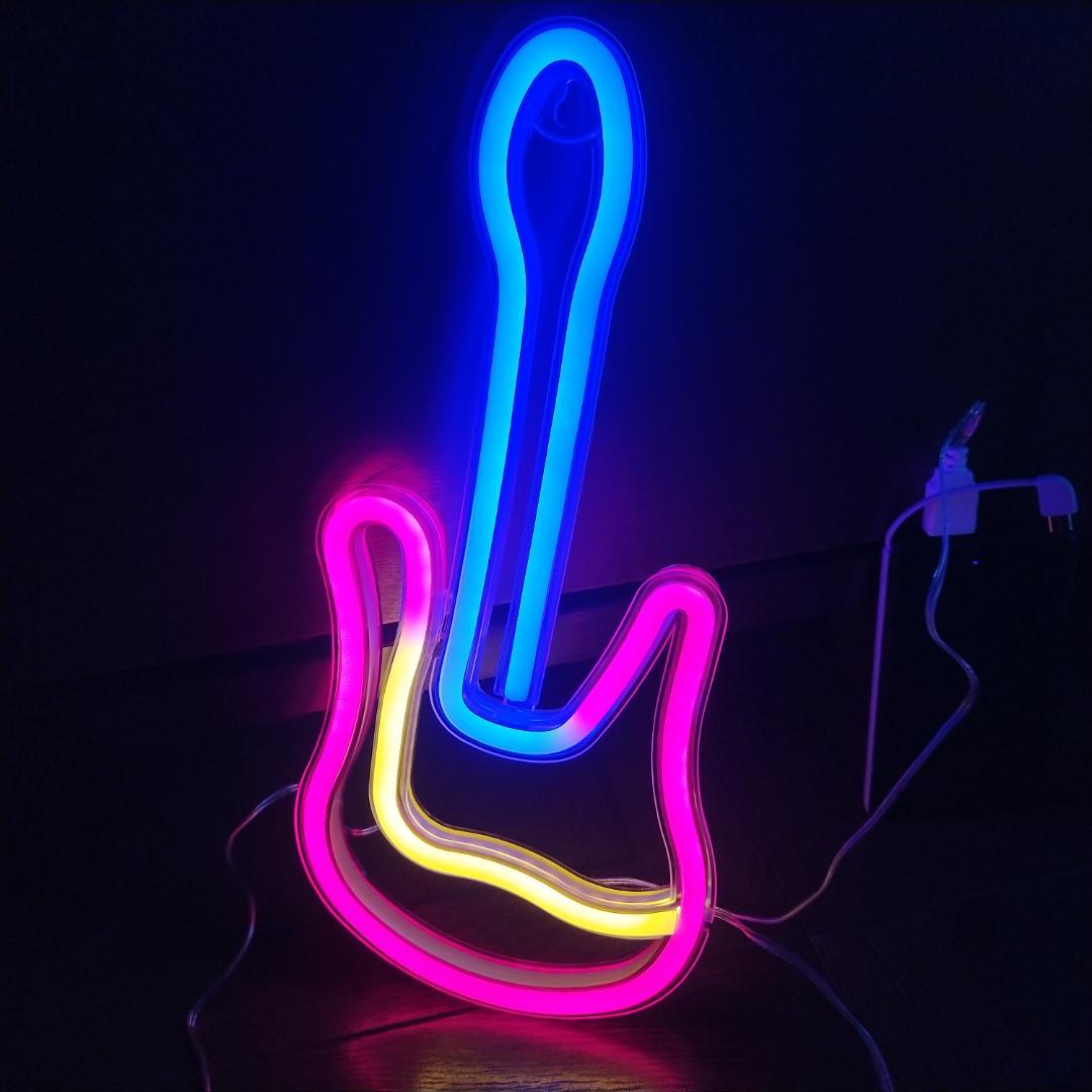 【★超美品＊】ギター ＊ネオンサイン ＊ネオンライト