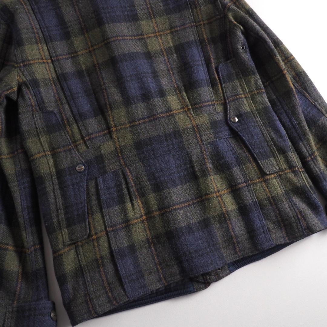 ラルフローレン　ウールジャケット　カバーオール　チェック柄　美品