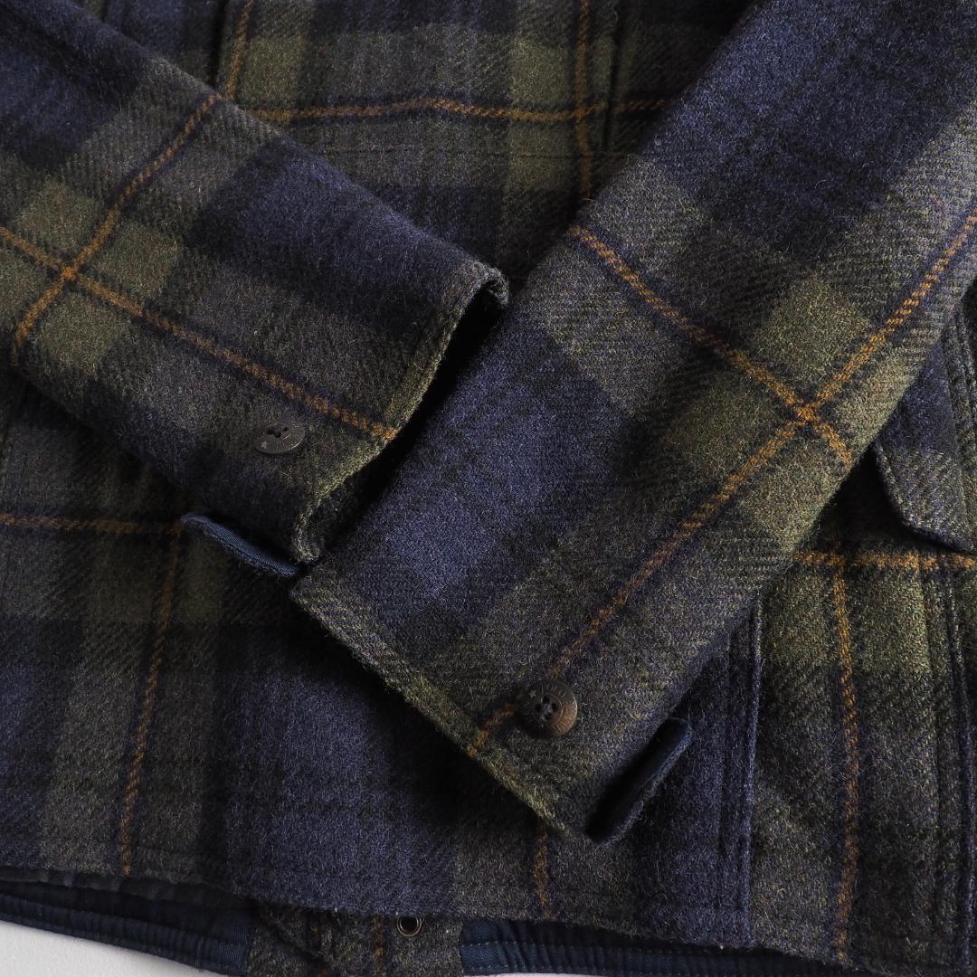 ラルフローレン　ウールジャケット　カバーオール　チェック柄　美品