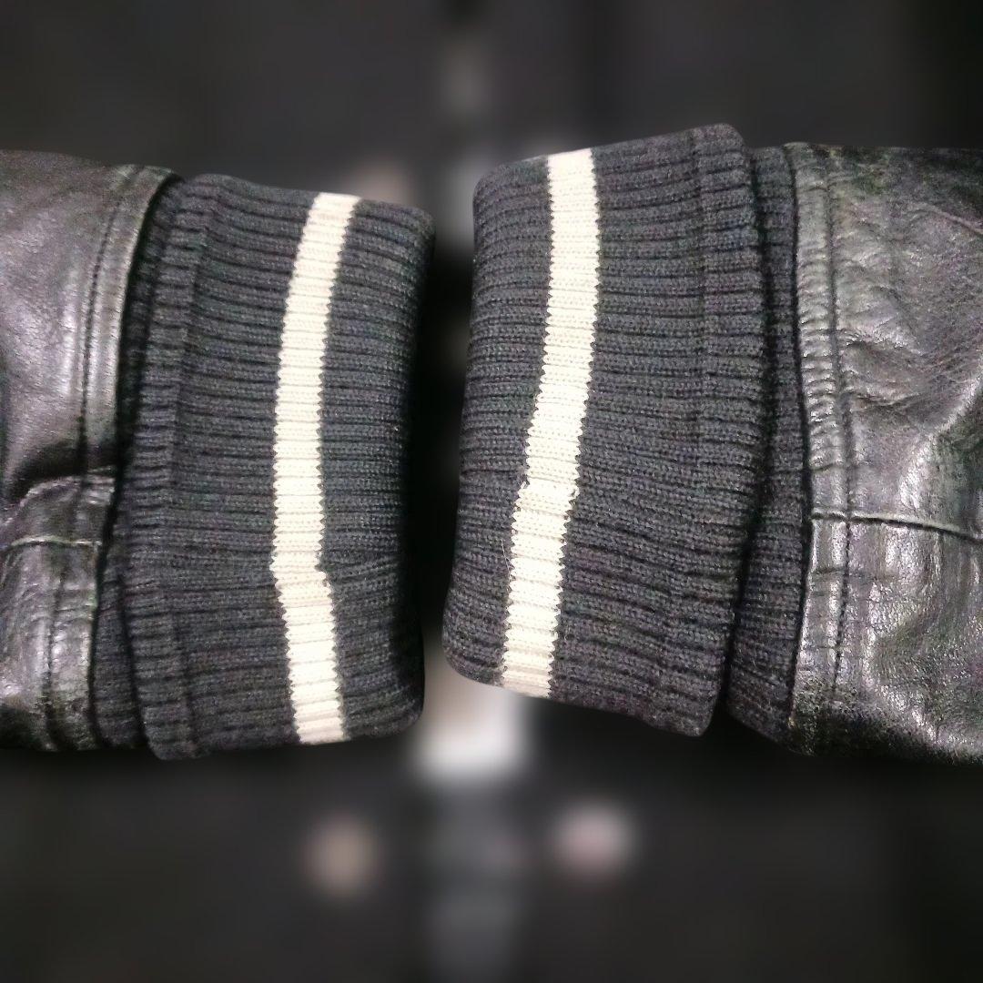 SCHOTT BROS ショット×ila 　ロゴ　刺繍　スタジャン　M