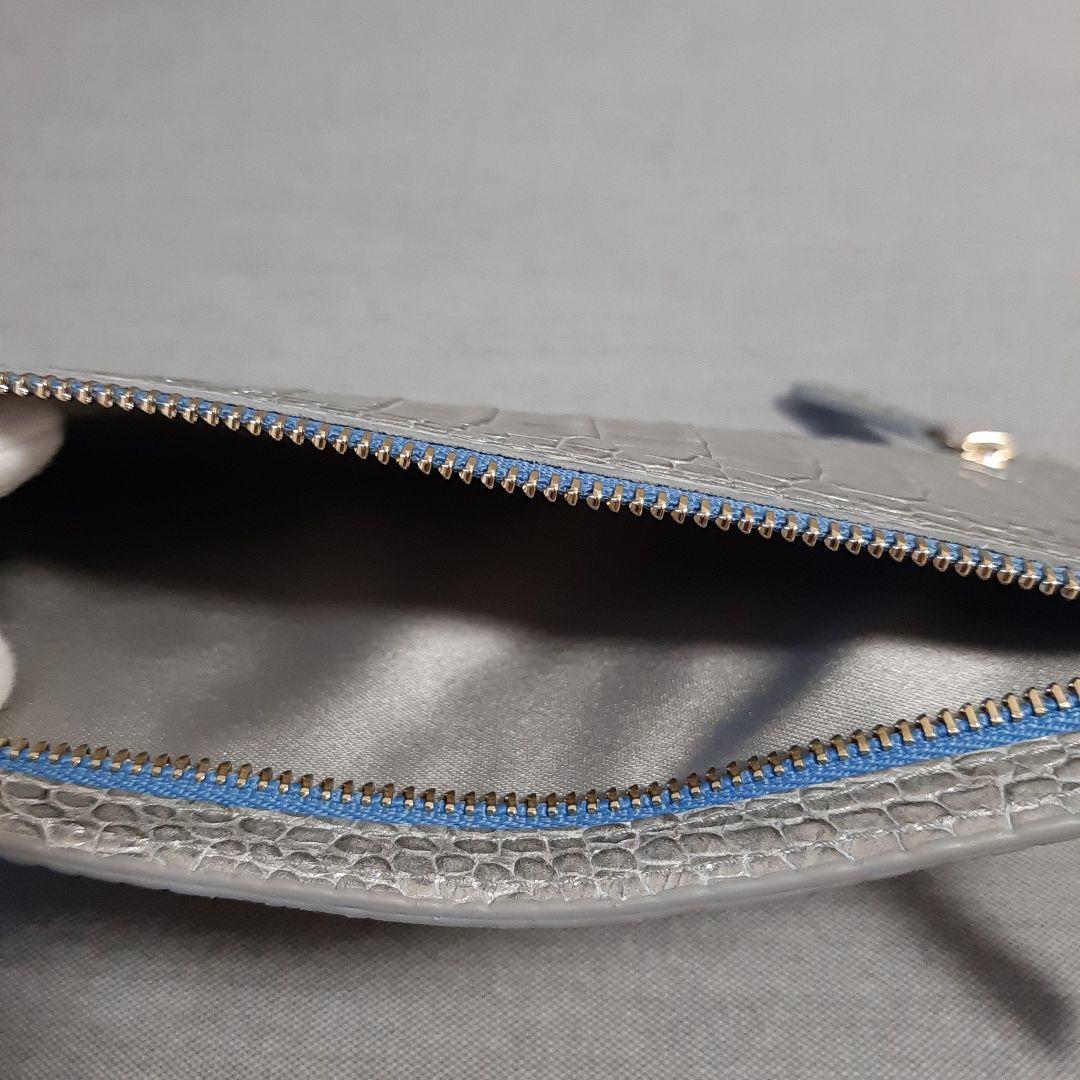 【新品未使用】SMYTHSON スマイソン マラ マルチジップケース シルバー