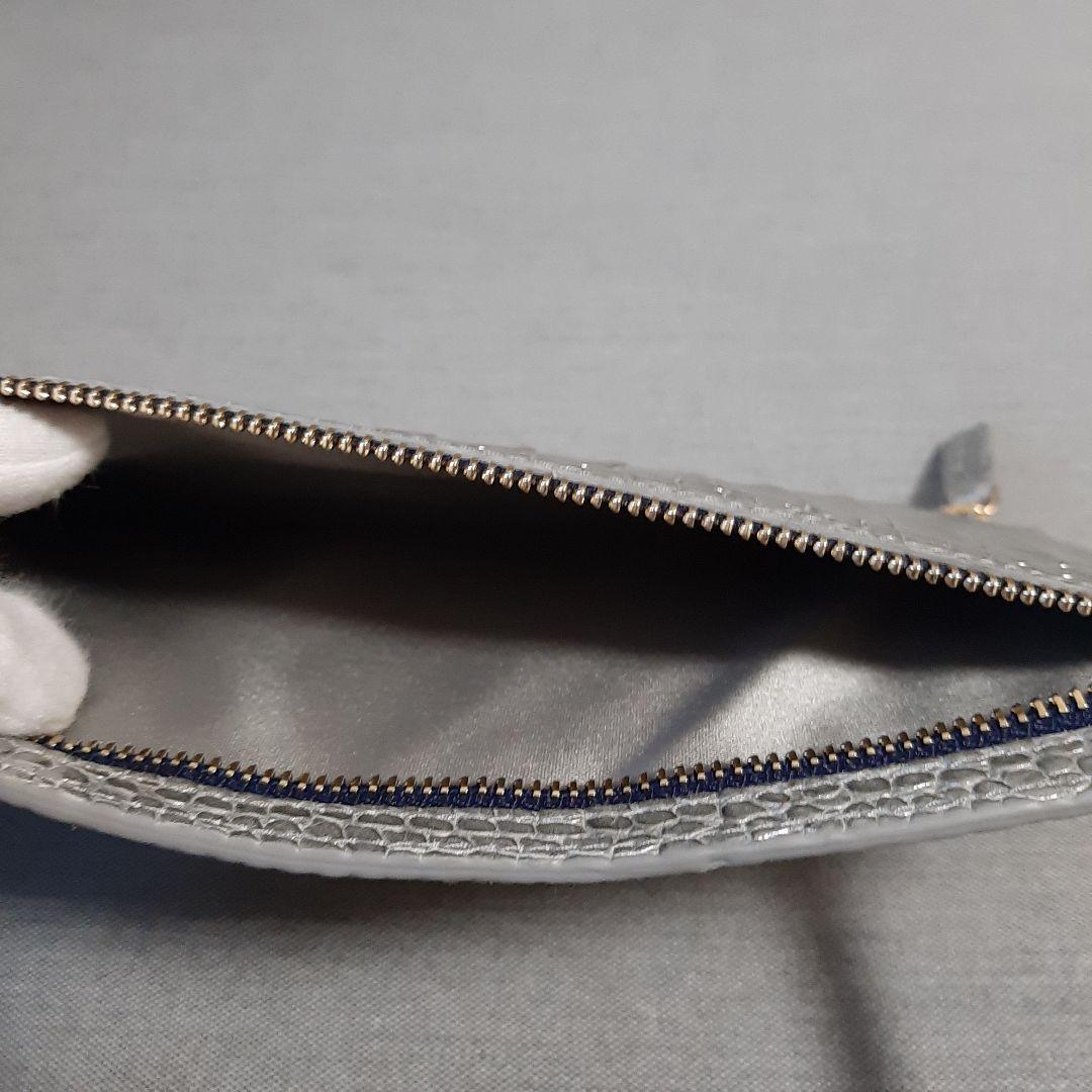 【新品未使用】SMYTHSON スマイソン マラ マルチジップケース シルバー