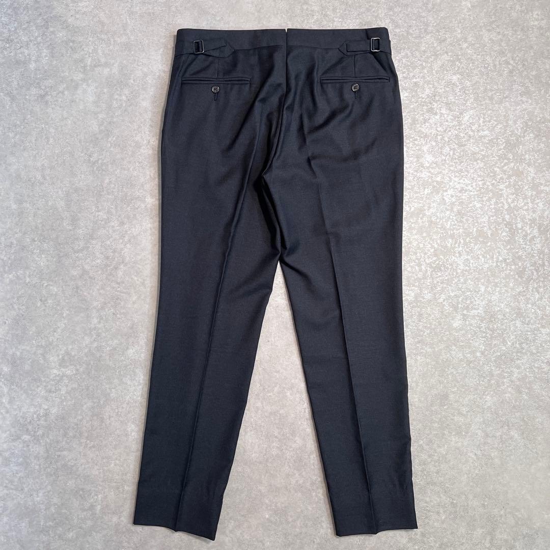 【美品】ポロラルフローレン スーツセットアップ ベルトレス グレー 40S