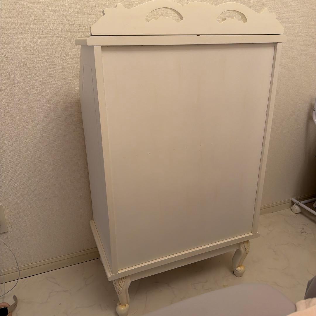 アンティーク　キャビネット　猫足　姫系家具　ロココ調